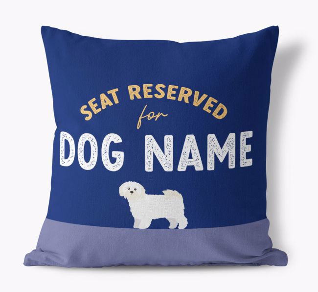 Reserved For: Personalized {breedFullName} Canvas Pillow